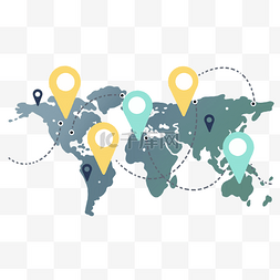 世界世界地图图片_线状世界地图