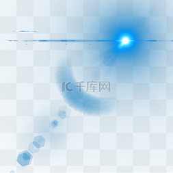 蓝色科技感光束图片_蓝色科技光束png