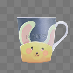 兔子马克杯装饰