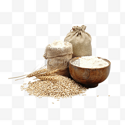 小麦和大豆图片_小麦面粉食物
