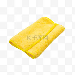 一块黄色毛巾