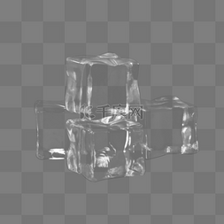 冰块图片_透明的冰块