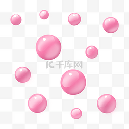 圆润图片_粉色珍珠