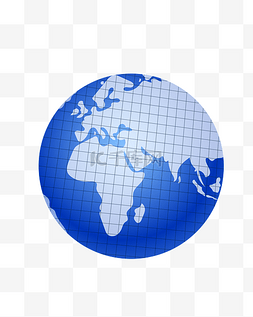 蓝色的世界地图图片_蓝色的世界地球