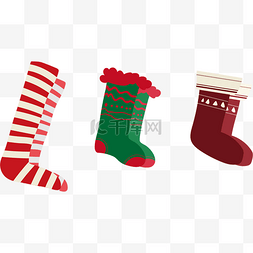 矢量袜子图片_圣诞节 袜子