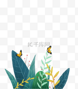 绿植墙背景图片_草丛生态环境绿植动物蝴蝶