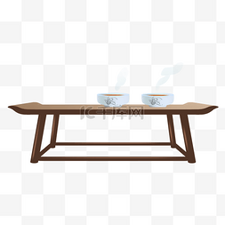 木制茶桌茶具