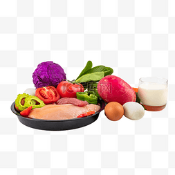 水果蔬菜鸡蛋瘦肉