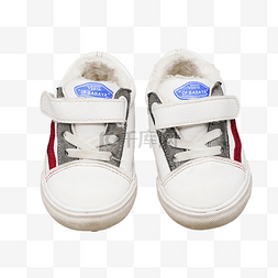 童装童鞋背景图片_白色保暖童鞋