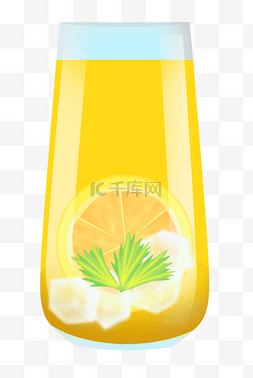 黄色橙汁图片_美味黄色橙汁