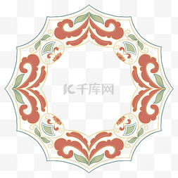复古中式纹饰花纹图片_传统花纹边框