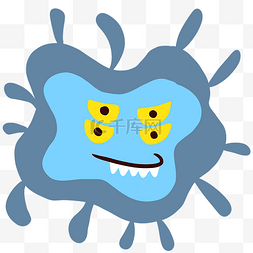 蓝色细菌病毒