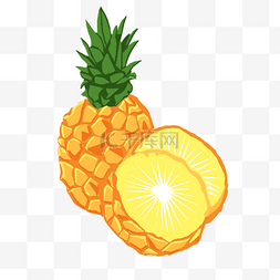 水果夏季图片_新鲜水果菠萝