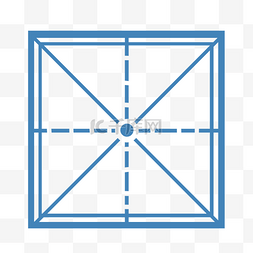 蓝色米字格