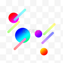 彩色漂浮圆球图片_电商漂浮彩球