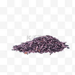 杂粮米饭图片_一堆紫米