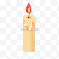 蜡烛烛火灯芯