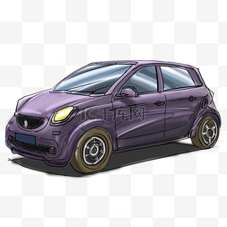 紫色新款丰田汽车电商