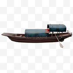 一支小船图片_游玩小船模型