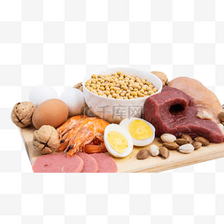 蛋白质组合午餐肉蛋奶坚果