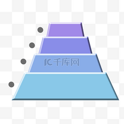 蓝色台阶ppt装饰