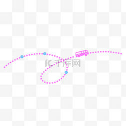 公交车紫色线路图