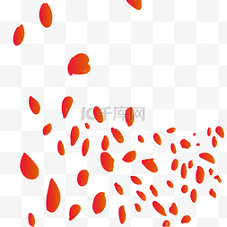 红酒logo图片_飘浮花瓣