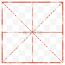 中国风思考图片_中国风复古红色田字格