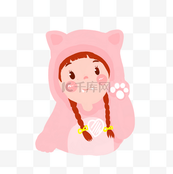 520情侣头像卡通玩偶装扮女生
