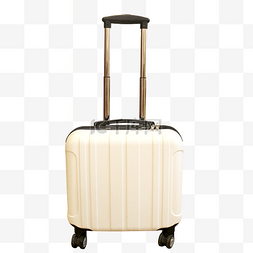 白色小型行李箱