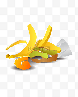 香蕉皮垃圾