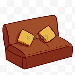 家具用品图片图片_棕色沙发家具用品