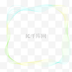 端午节边框图片_不规则图形网状线条彩色