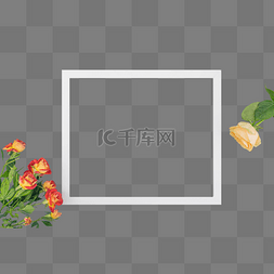 相框图片_花卉装饰相框