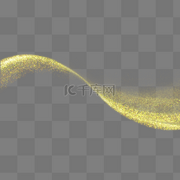 金色粒子科技图片_金粉粒子光线流线