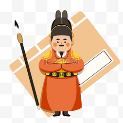 韩文字体设计图片_手绘风格韩文日世宗大王元素