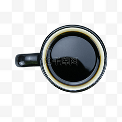黑色圆领t恤图片_咖啡咖啡杯
