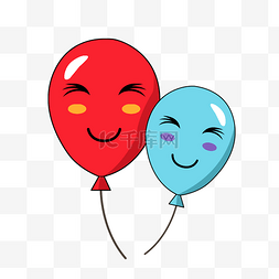气球彩色气球开心气球笑脸