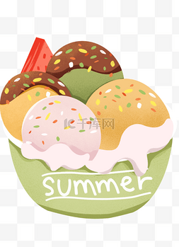 夏天冰淇淋