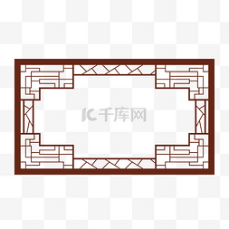 古典方形图片_方形中式古典窗户