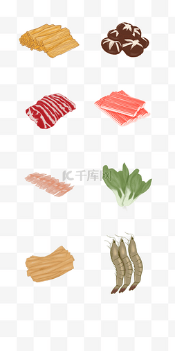 精品羊肉串图片_火锅食材图标