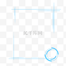 简约科技感边框