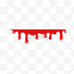 有关血液的元素图片_红色流淌血液