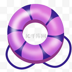 唯美游泳圈图片_唯美紫色游泳圈