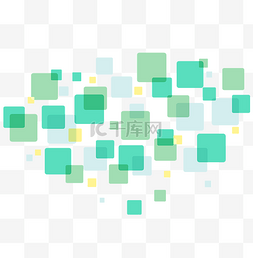 色块堆叠图片_正方形几何色块背景