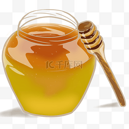 蜂蜜后面图片_一瓶蜂蜜花蜜