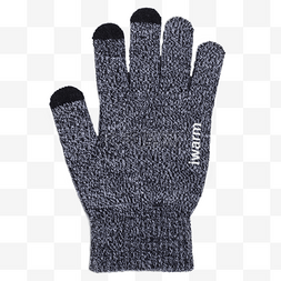 灰色手套可玩手机的手套