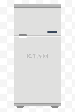 冰箱动图图片_白色立体冰箱