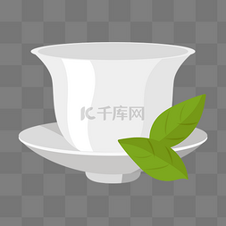 水杯白色图片_白色的茶杯 