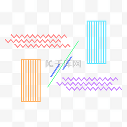 简约商务几何线条图片_波浪线条简约商务